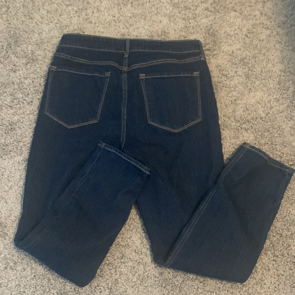 Old Navy High Rise Straight Jeans Size 12 Short EUC - Picture 3 of 4